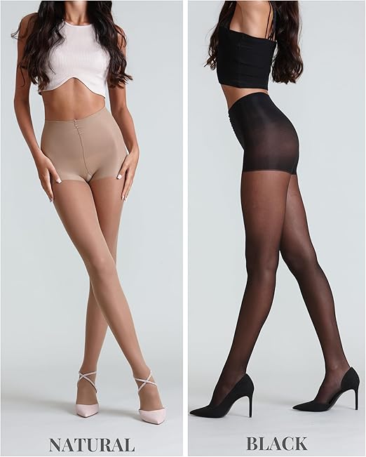 10 Den Ultimate Comfort Shaper Tights - Black - Small