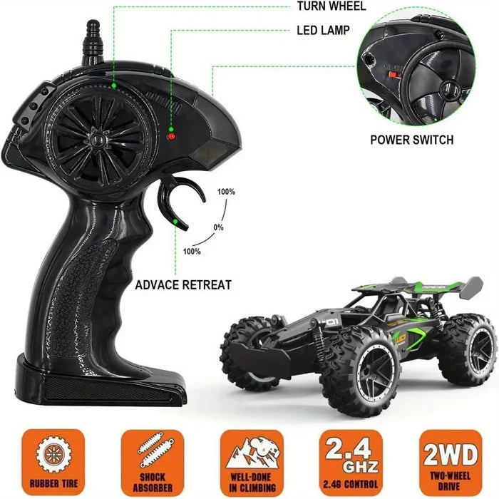 1:18 Remote Control Racing Car – 2.4G Off-Road High-Speed Drift Truck