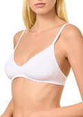 2 PACK Golden Lady Women's Reggiseno a triangolo Bra, Semi-Sheer, Bianco, 4B IT = 38B UK