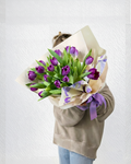 20 Purple Tulips
