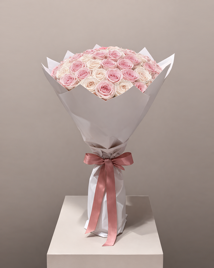 25 Pink Roses