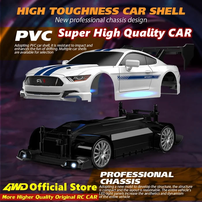 4WD RC Drift Car – Remote Control GTRPRO AE86PRO 4x4 Racing RTR Vehicle Toy Gift
