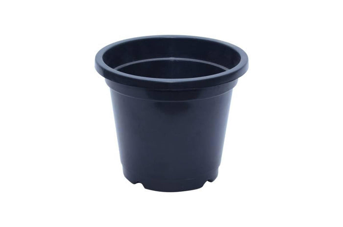 6 Inch Nursery Planter UV Resistant, Lightweight Black Pots (Set of 20)