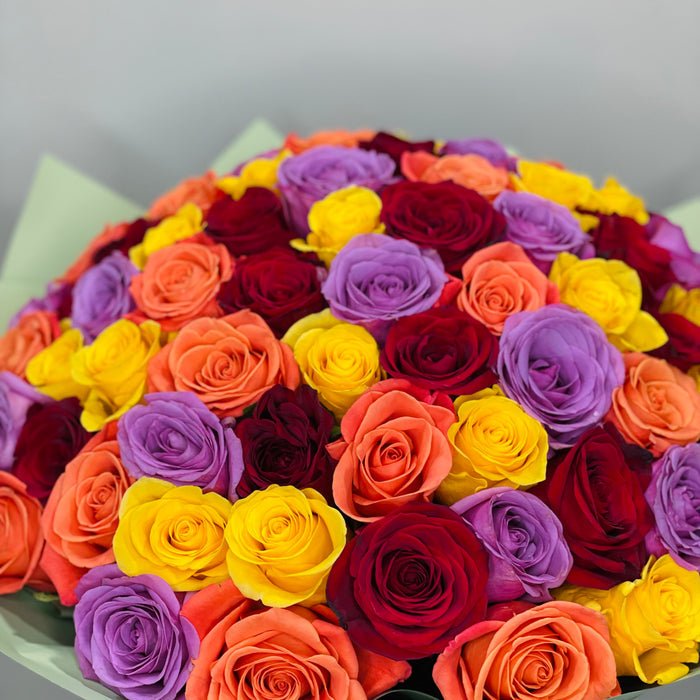 100 Mix Roses