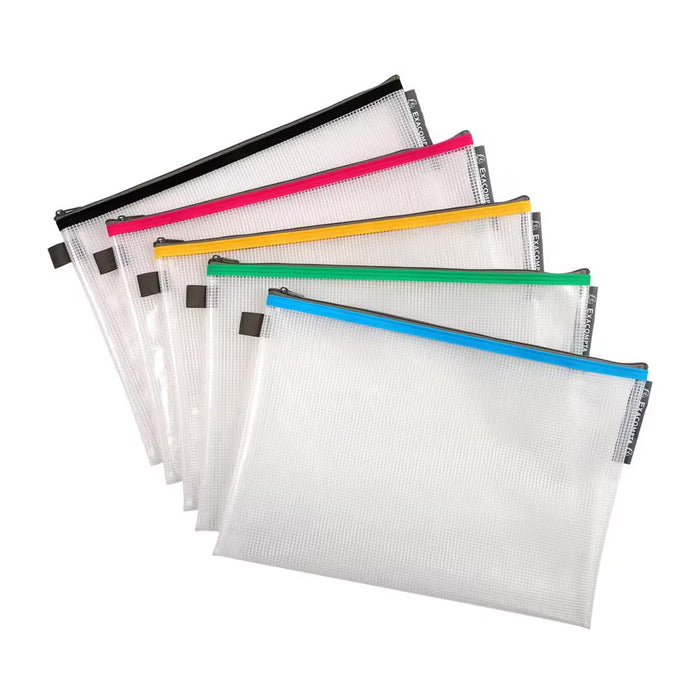A4 ZIPPER POUCH (Multiple Colors) — by Exacompta