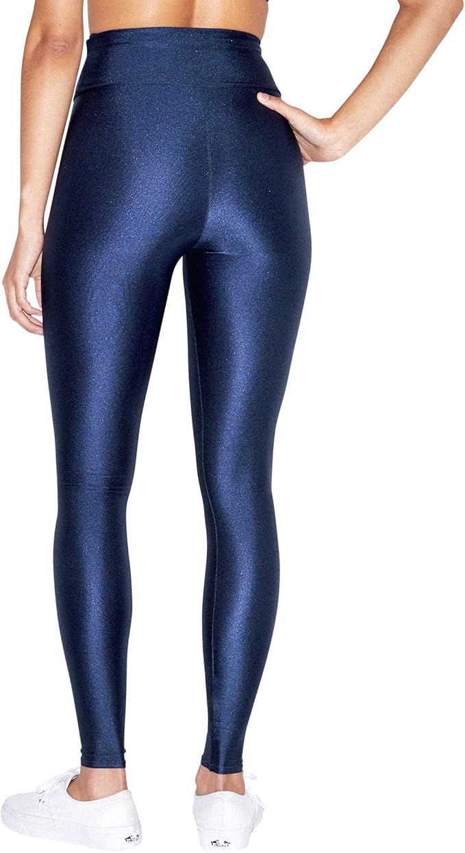American Apparel Women's Nylon Tricot Leggings, Cobalt, M