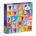 "AMERICAN SIGN LANGUAGE ALPHABET" 500 PIECE PUZZLE — by Mudpuppy
