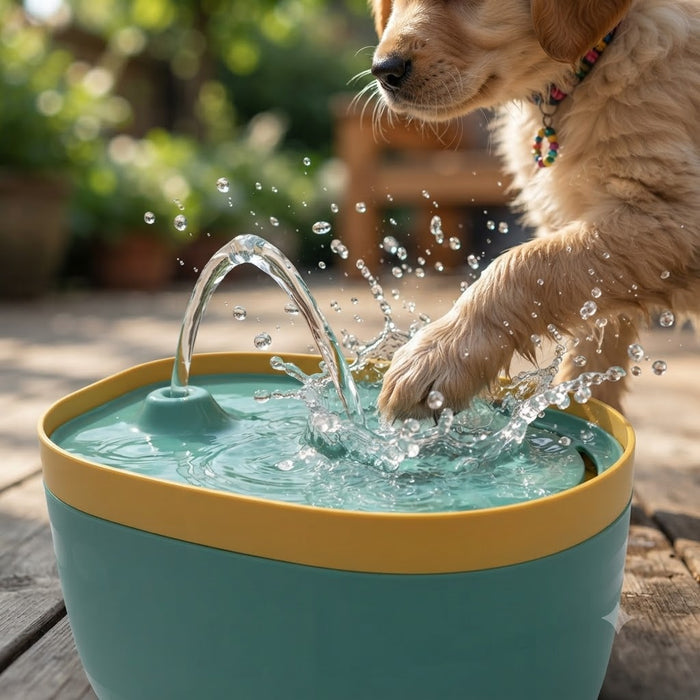 Automatic Pet Water Fountain for Cats & Small Dogs - Fresh & Safe Drinking Water Bowl - view 7