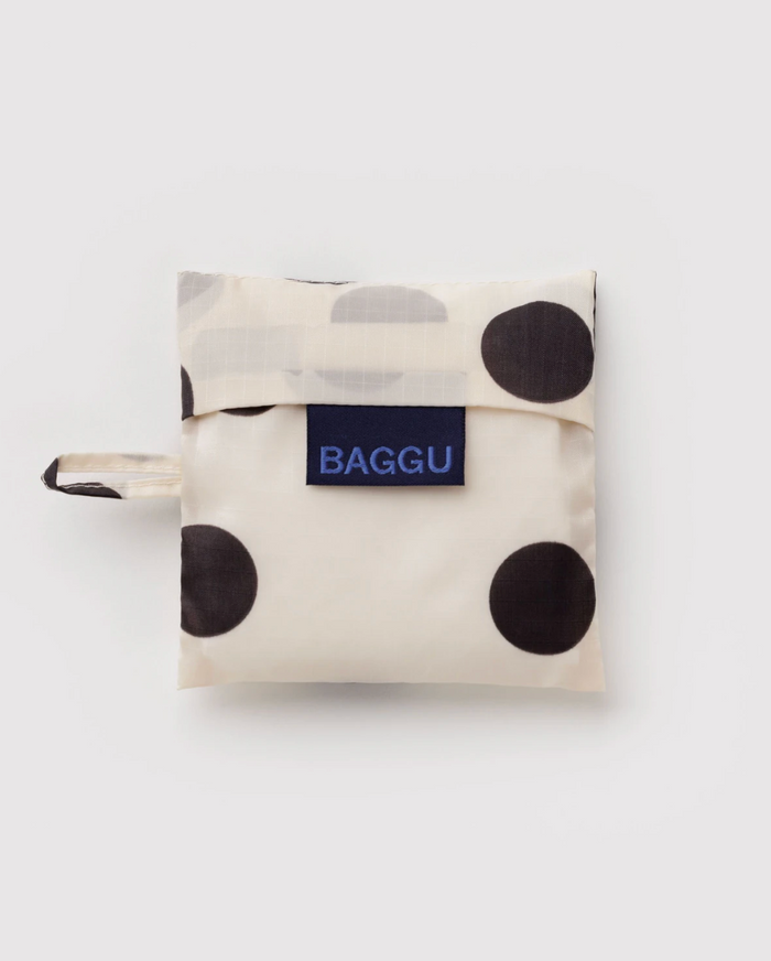 BABY BAGGU BAG “Cream And Black Polka Dot“ — by Baggu