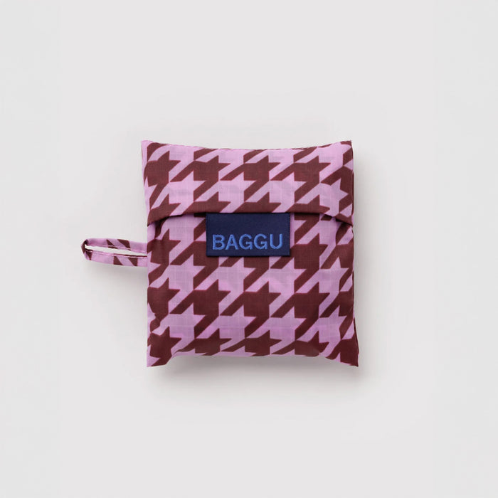 BABY BAGGU BAG “PINK HOUNDSTOOTH“ — by Baggu