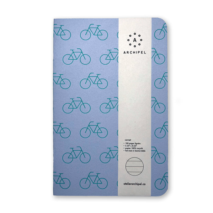BIKES NOTEBOOK (multiple colors)  — by Archipel