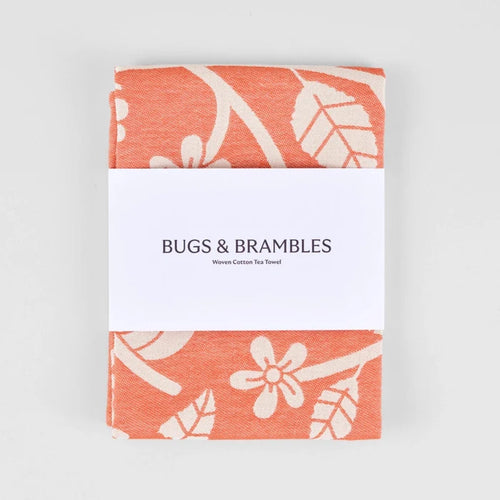 "BUGS AND BRAMBLES" TEA TOWEL — by Elliot Kruszynski