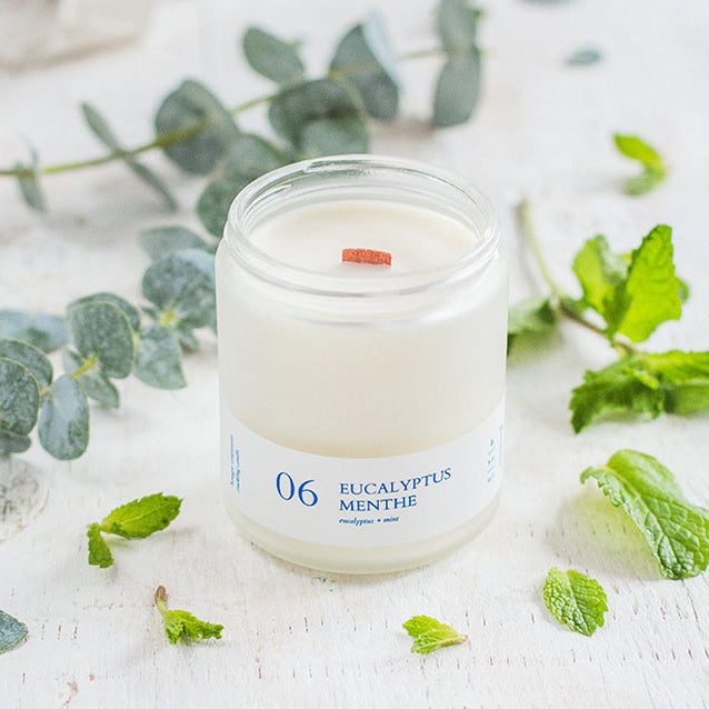 CANDLE, Eucalyptus + Mint — by Flambette