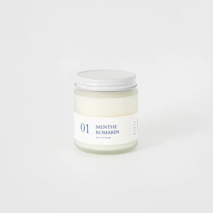 CANDLE, Mint + Rosemary — by Flambette
