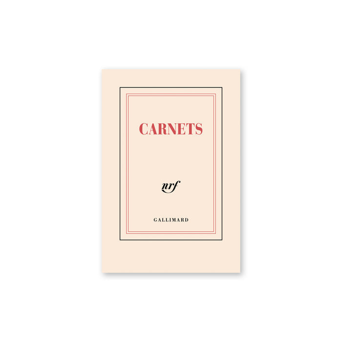 "CARNETS" NOTEBOOK — by Gallimard
