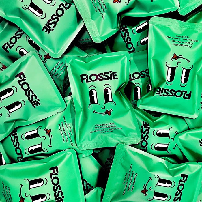 CHOCOLATE MINT COTTON CANDY — by Flossie