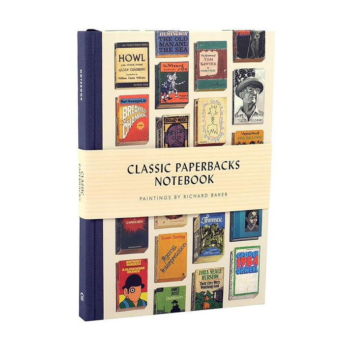 CLASSIC PAPERBACKS NOTEBOOK (PAINTINGS BY RICHARD BAKER) — by Princeton Architectural Press