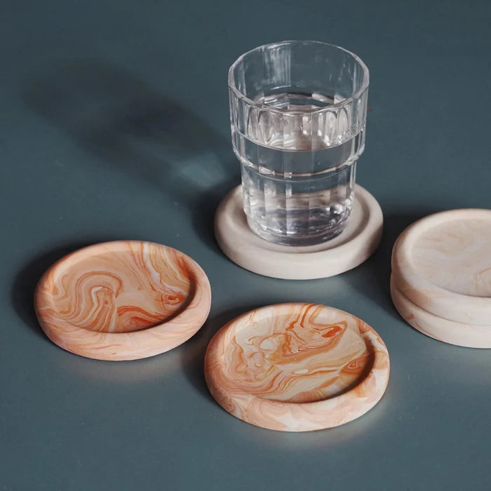 Coaster — Jesmonite (Multiple Colors) — by Bibelot Studio