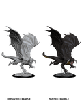 D&D Unpainted: Young Black Dragon