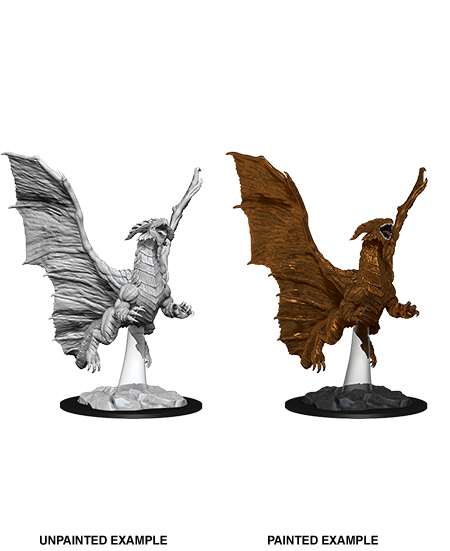D&D Unpainted: Young Copper Dragon