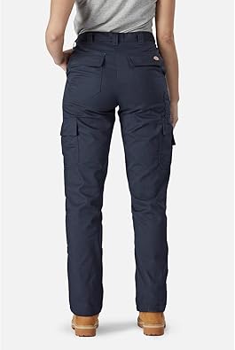 Dickies Womens Everyday Flex Stretch Work Trousers, Navy, 10/30