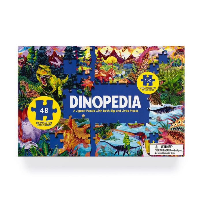 DINOPEDIA 180 PIECES JIGSAW PUZZLE — by Good Wives and Warriors