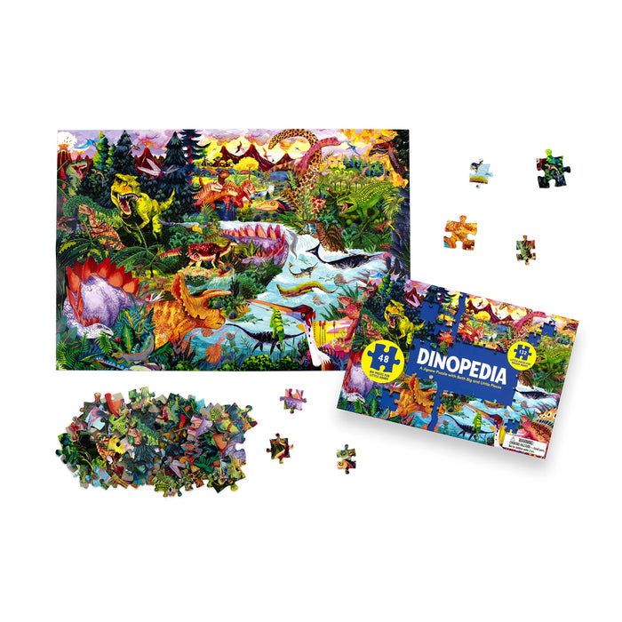 DINOPEDIA 180 PIECES JIGSAW PUZZLE — by Good Wives and Warriors