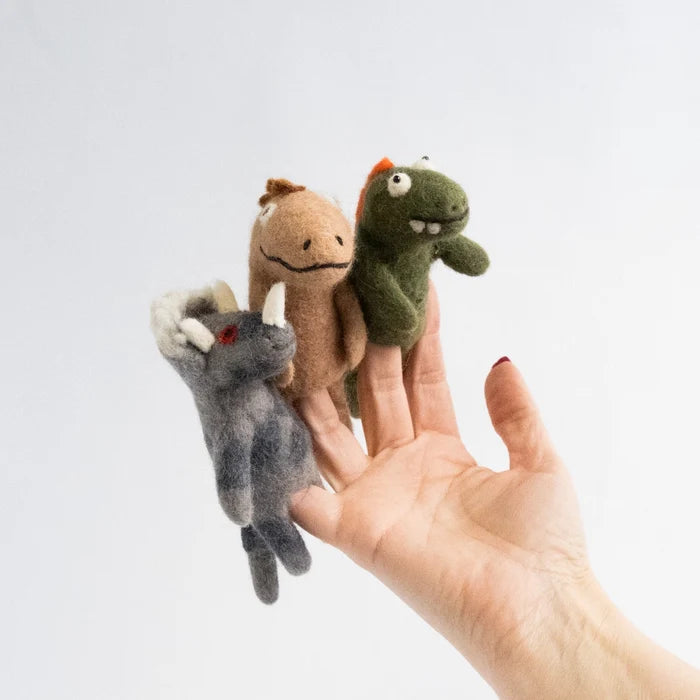 DINOSAUR - FINGER PUPPET (Multiple styles) — by The Winding Road
