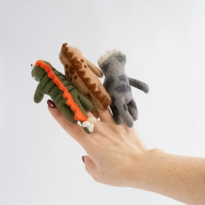 DINOSAUR - FINGER PUPPET (Multiple styles) — by The Winding Road
