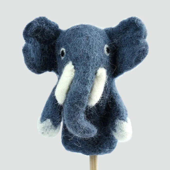 ELEPHANT - FINGER PUPPET — by The Winding Road