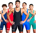 Elite Sports Men’s wrestling singlets, Standard Singlet for Men Wrestling Uniform (Black, X-Large)