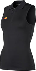 Ellesse Women's Naoma Polo Vest Shirt, Black, 10 (S)