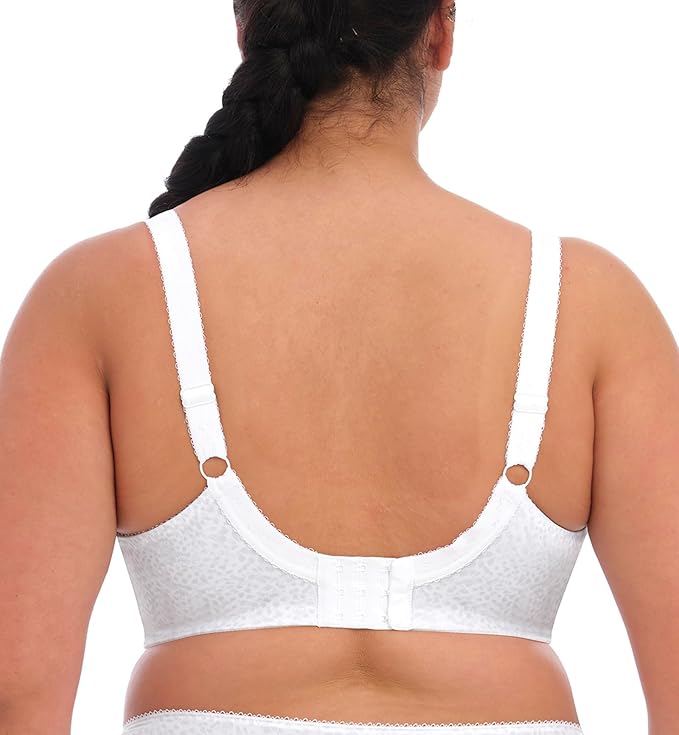 Elomi Women's Morgan Underwire Banded Bra, White, 40HH