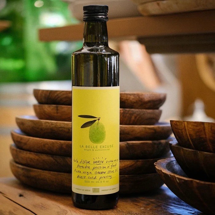 Extra Virgin Green Olive Oil, 500 ml — by La Belle Excuse
