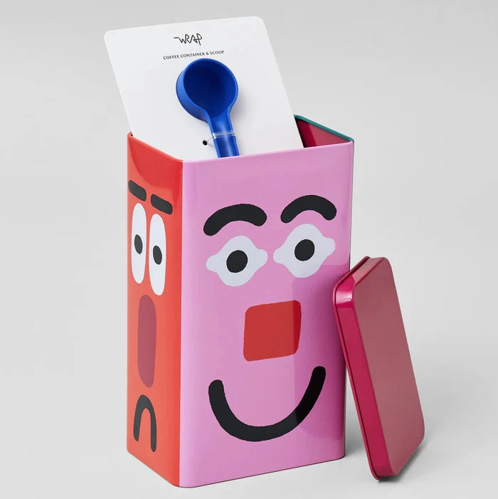 FACES COFFEE TIN — by Cari Vander Yacht
