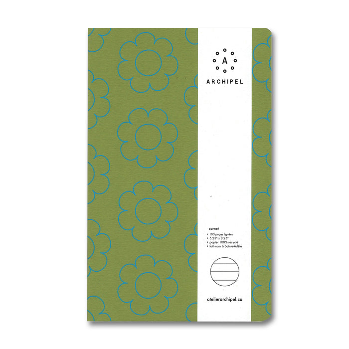 FLOWERS NOTEBOOK (mulitple colors) — by Archipel