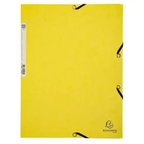 FOLDER 3 FLAPS ELASTICATED, 400g, A4 (Multiple colors) — by Exacompta