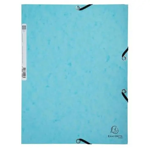 FOLDER 3 FLAPS ELASTICATED, 400g, A4 (Multiple colors) — by Exacompta