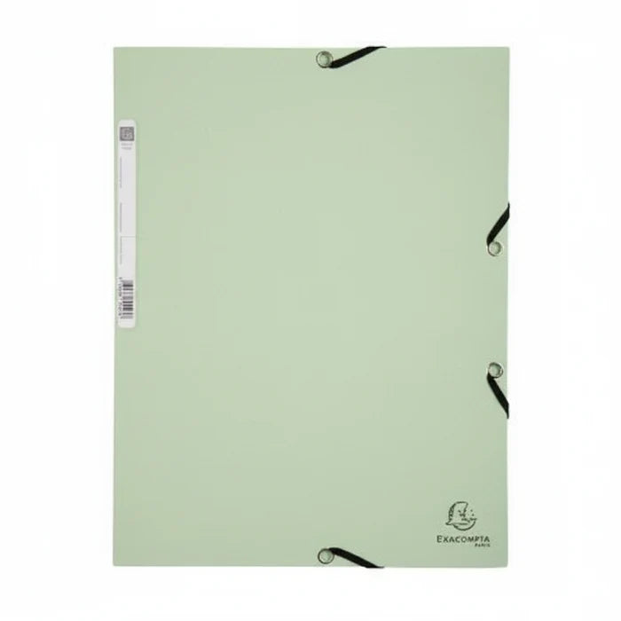 FOLDER 3 FLAPS ELASTICATED, 400g, A4 (Multiple colors) — by Exacompta