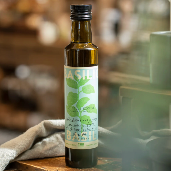 Fresh Basil Extra Virgin Olive Oil — by La Belle Excuse