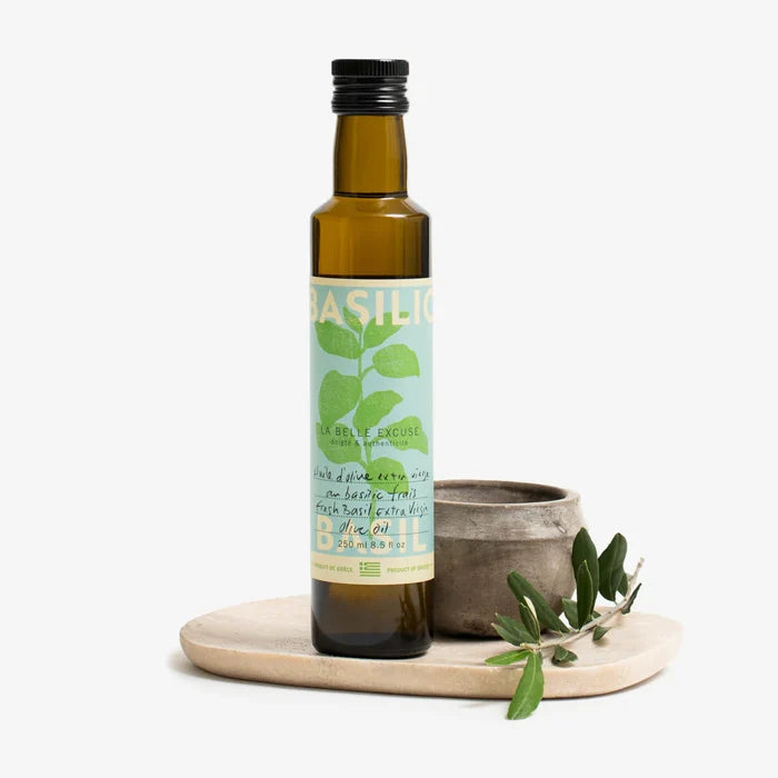 Fresh Basil Extra Virgin Olive Oil — by La Belle Excuse