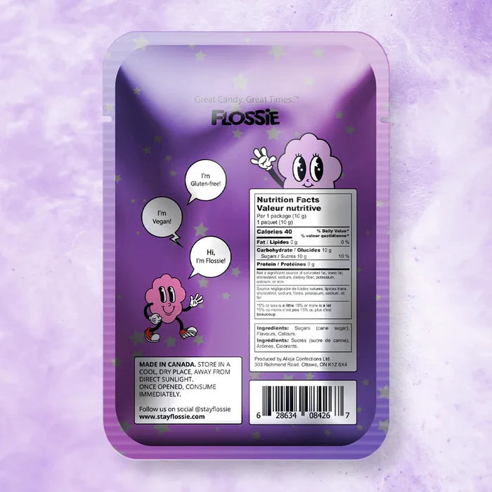 GALAXY GRAPE COTTON CANDY — by Flossie