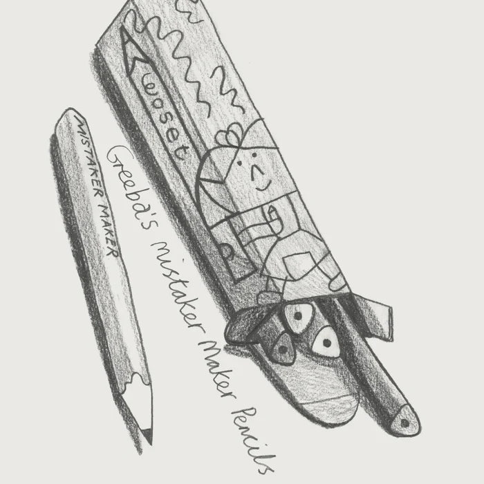 GREEBA'S MISTAKER MAKER PENCILS — by Woset