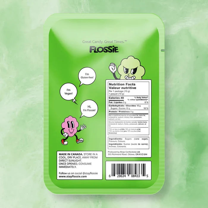 GREEN APPLE COTTON CANDY — by Flossie