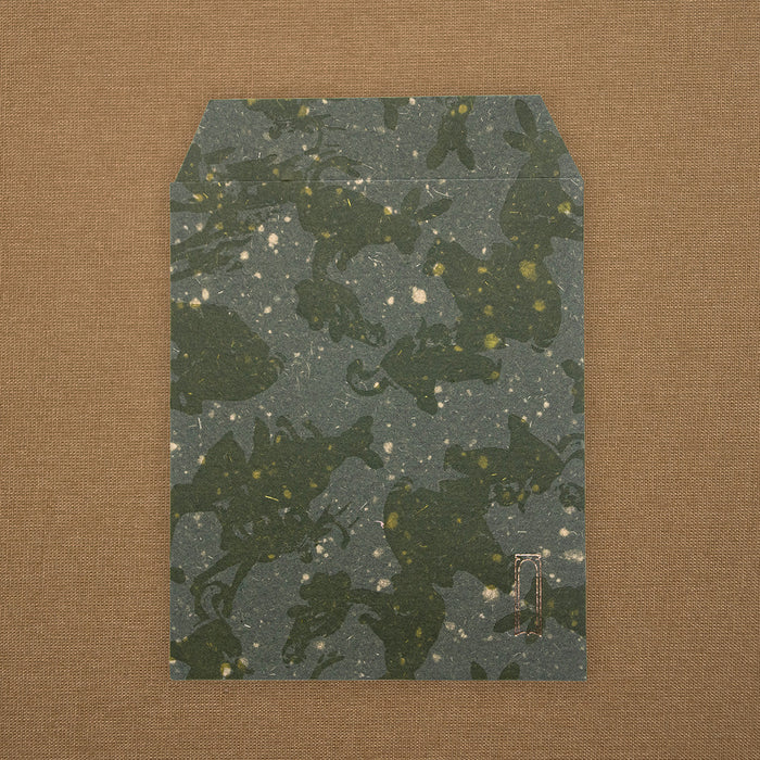 GREEN ENVELOPE (multiple sizes and patterns) — by Atelier Ecluse