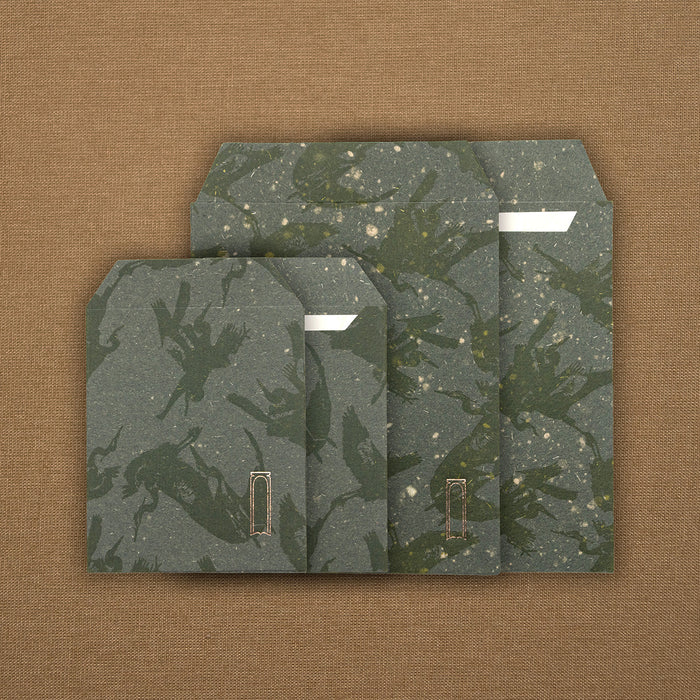 GREEN ENVELOPE (multiple sizes and patterns) — by Atelier Ecluse
