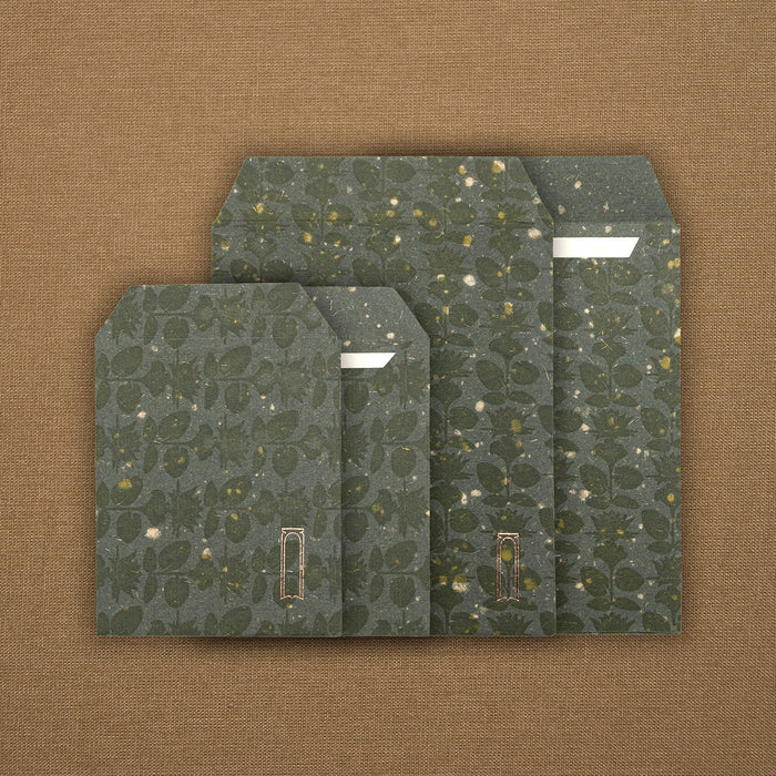 GREEN ENVELOPE (multiple sizes and patterns) — by Atelier Ecluse