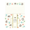 HANKO LETTER SET – Hedgehog & Flowers— by Furukawashiko
