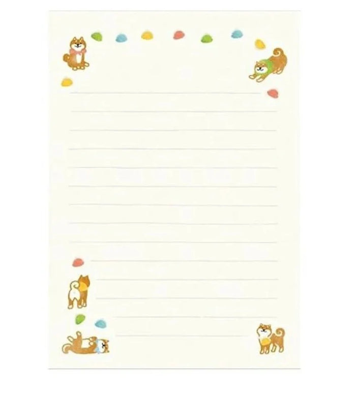 HANKO LETTER SET – Shiba inu Errand — by Furukawashiko