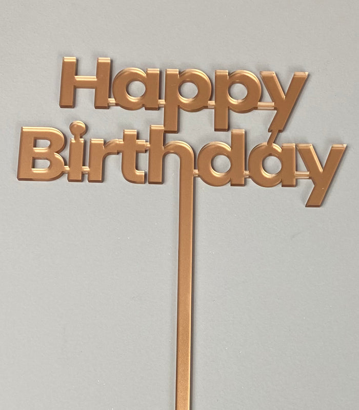 Happy Birthday Topper
